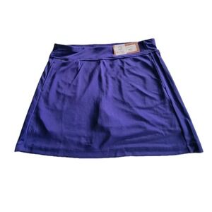 BEN HOGAN 16" Ventilated‎ Golf Skort XL Purple NEW Athletic Performance Skirt